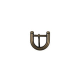 Old Gold Metal Buckle - 1" x 1"