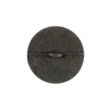 Italian Dark Silver Floral Metal Shank Back Button - 36L/23mm