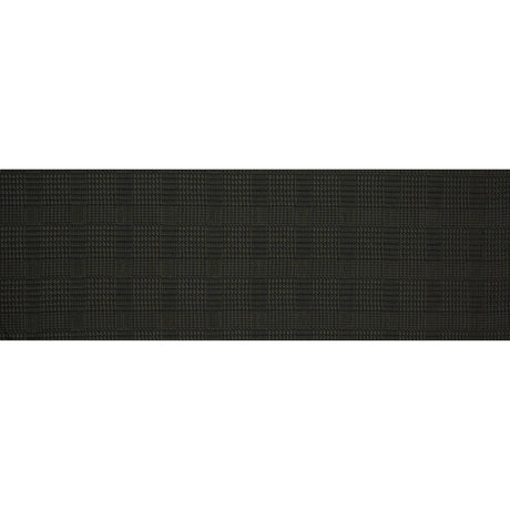 Olive and Black Glen Plaid Stretch Brocade