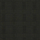 Olive and Black Glen Plaid Stretch Brocade