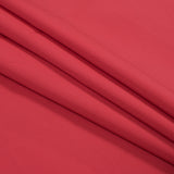Red Coral Stretch Polyester and Viscose Woven