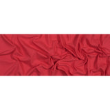 Red Coral Stretch Polyester and Viscose Woven