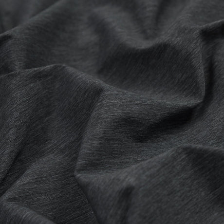 Gray Striated Stretch Nylon Woven