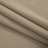 Beige Tonal Striped Nylon Faille