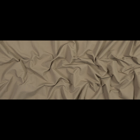 Beige Tonal Striped Nylon Faille