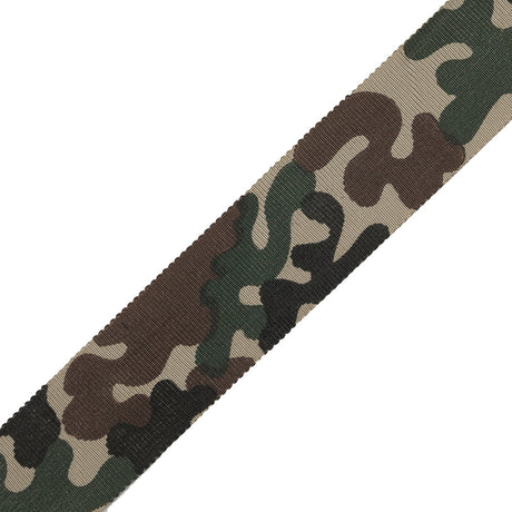 Camouflage Printed Grosgrain Ribbon - 1"