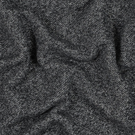 Thick Cotton French Terry - Heather Charcoal