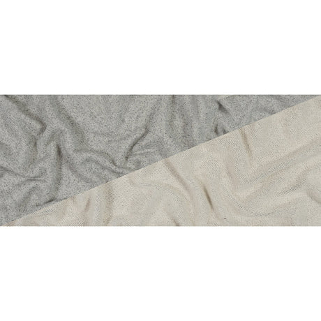 Thick Cotton French Terry - Salt and Pepper