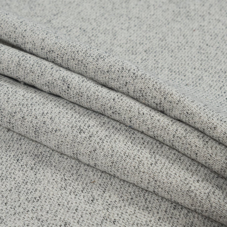 Thick Cotton French Terry - Salt and Pepper