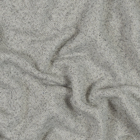 Thick Cotton French Terry - Salt and Pepper