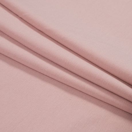 Bamboo Stretch French Terry - Mellow Rose - Emei Collection