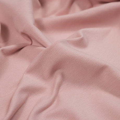 Bamboo Stretch French Terry - Mellow Rose - Emei Collection