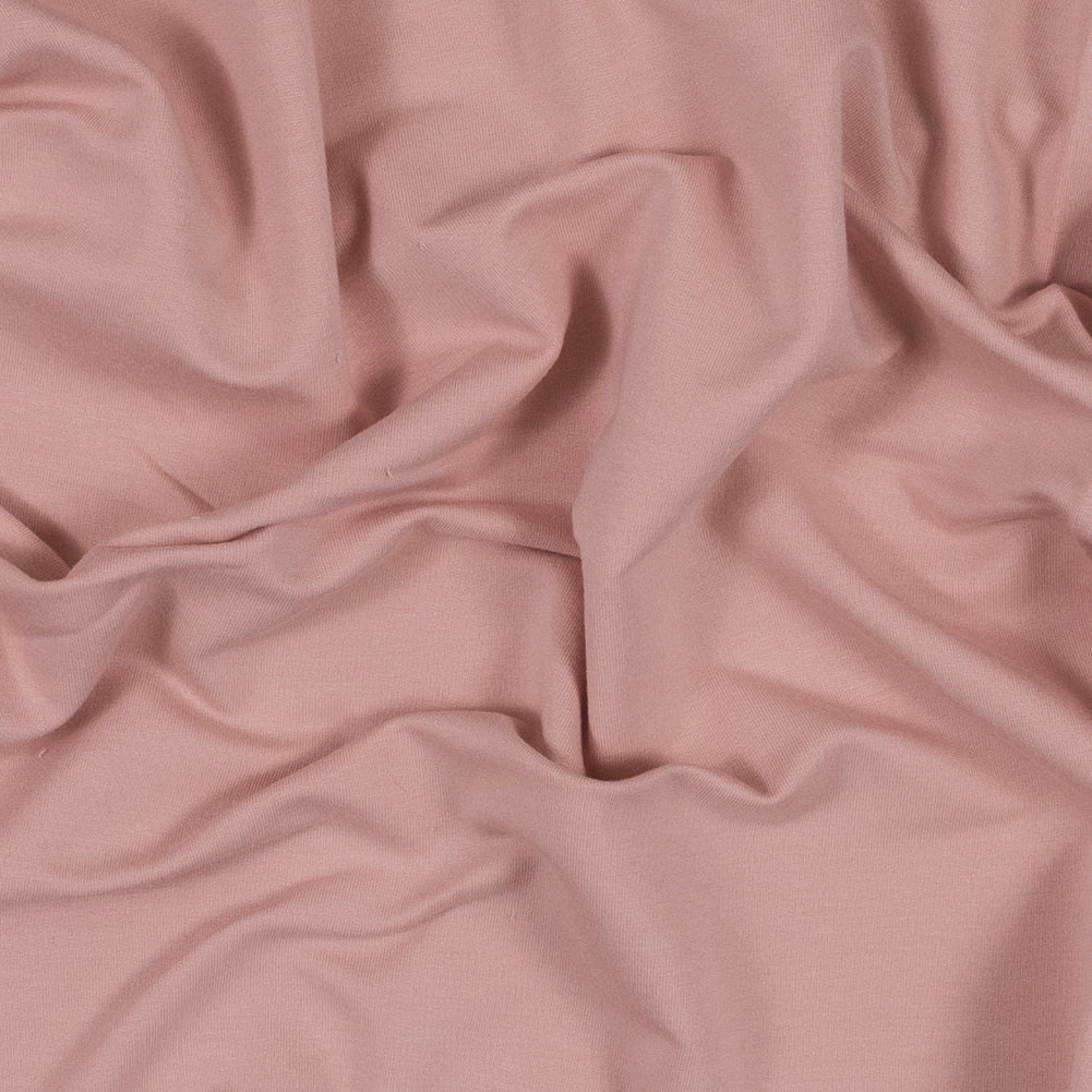 Bamboo Stretch French Terry - Mellow Rose - Emei Collection