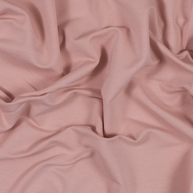 Bamboo Stretch French Terry - Mellow Rose - Emei Collection