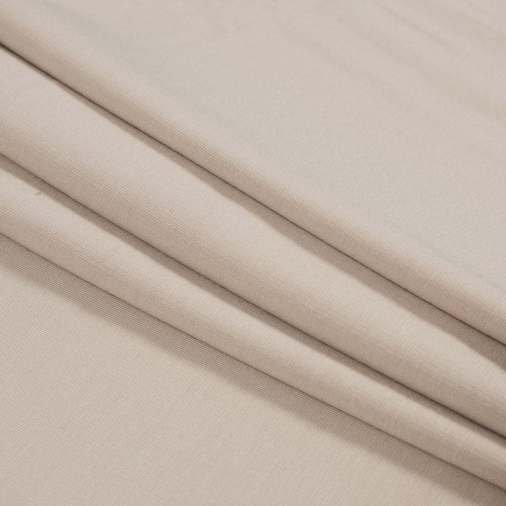 Bamboo Stretch French Terry - Nude - Emei Collection
