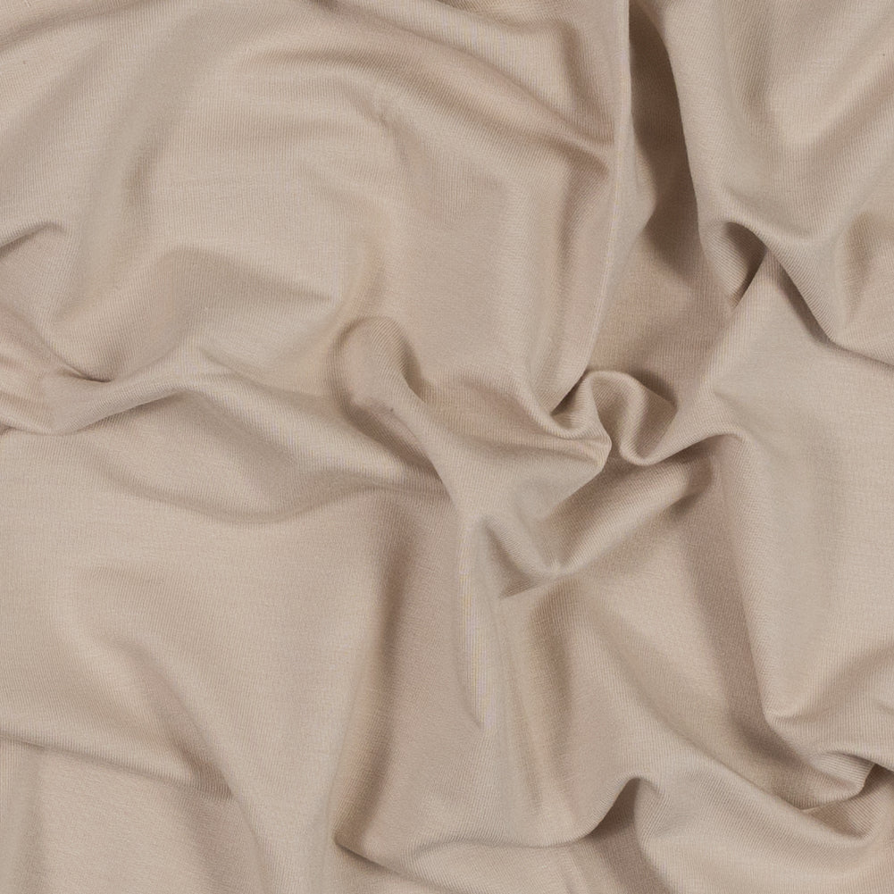 Bamboo Stretch French Terry - Nude - Emei Collection