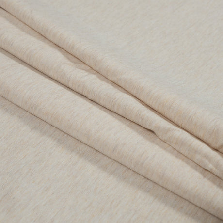 Bamboo Stretch French Terry - Heather Almond - Emei Collection
