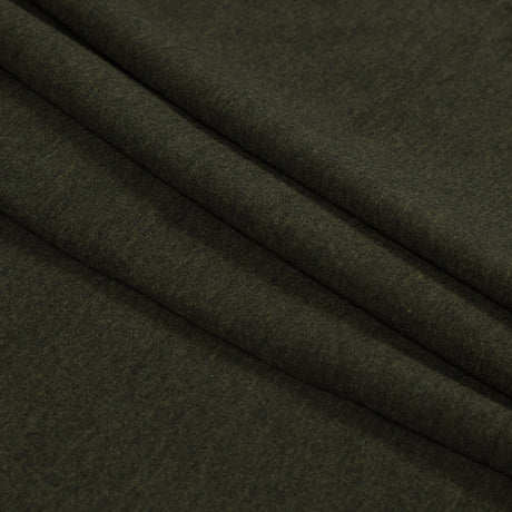 Bamboo Stretch French Terry - Heather Forest - Emei Collection
