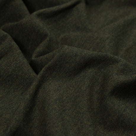 Bamboo Stretch French Terry - Heather Forest - Emei Collection