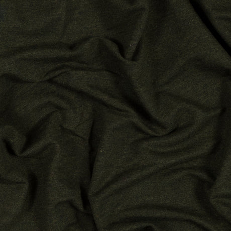 Bamboo Stretch French Terry - Heather Forest - Emei Collection
