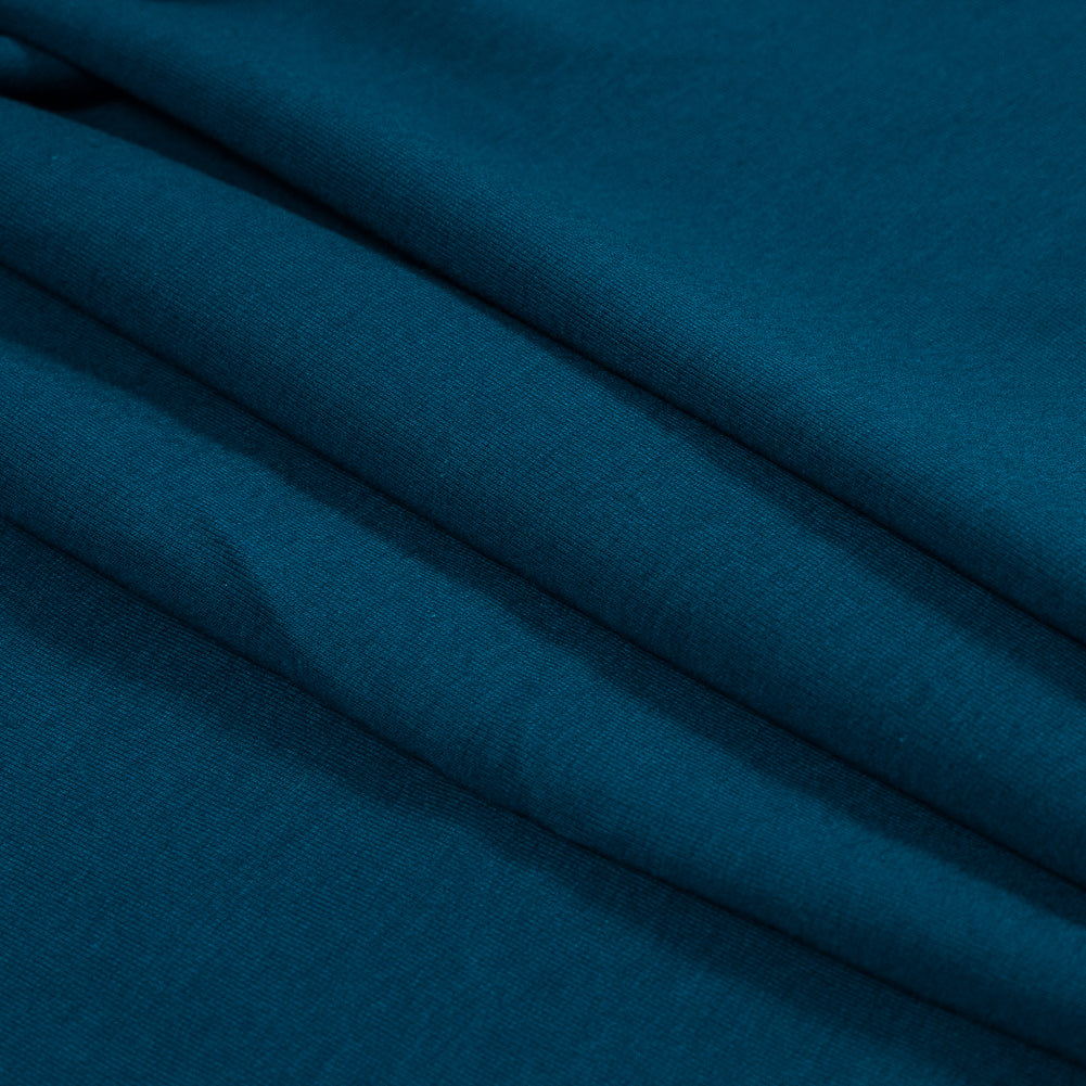 Bamboo Stretch French Terry - Moroccan Blue - Emei Collection