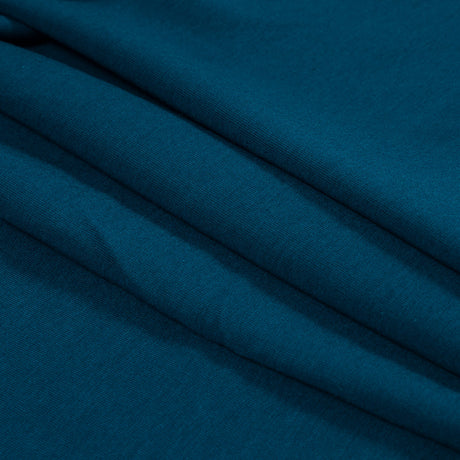 Bamboo Stretch French Terry - Moroccan Blue - Emei Collection
