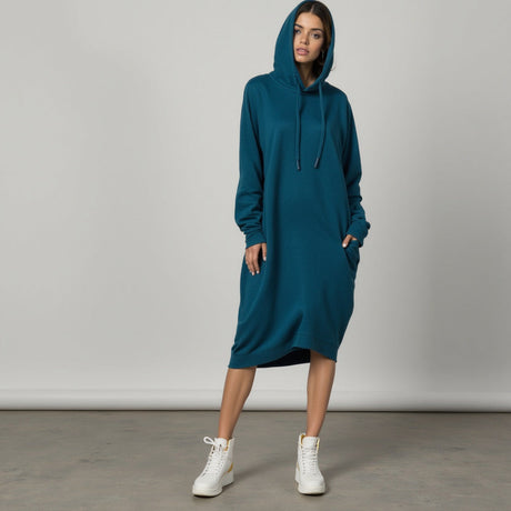 Bamboo Stretch French Terry - Moroccan Blue - Emei Collection