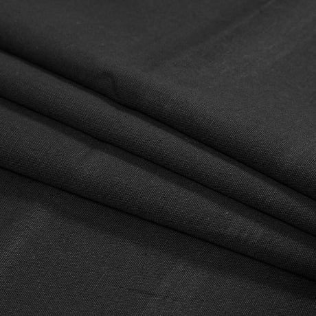 Hemp and Organic Cotton Canvas - Black