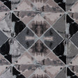 Pink, Silver and Black Abstract Diamond Brocade