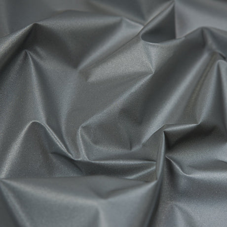 Silver Crisp Reflective Fabric