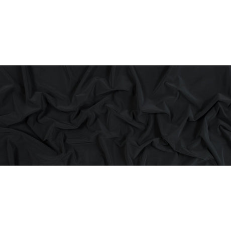 Black on Black Stretch Knit Reflective Fabric