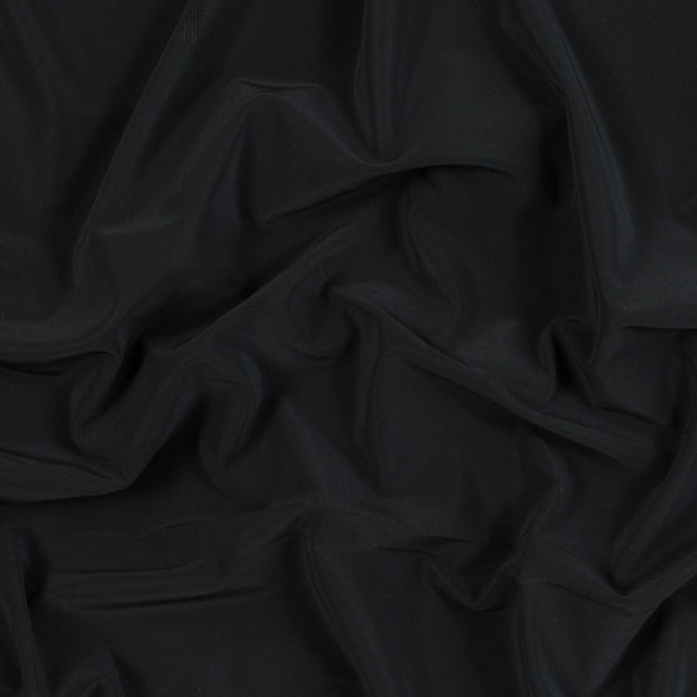 Black on Black Stretch Knit Reflective Fabric