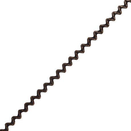 Metallic Dark Copper Ric Rac Trimming - 0.5"