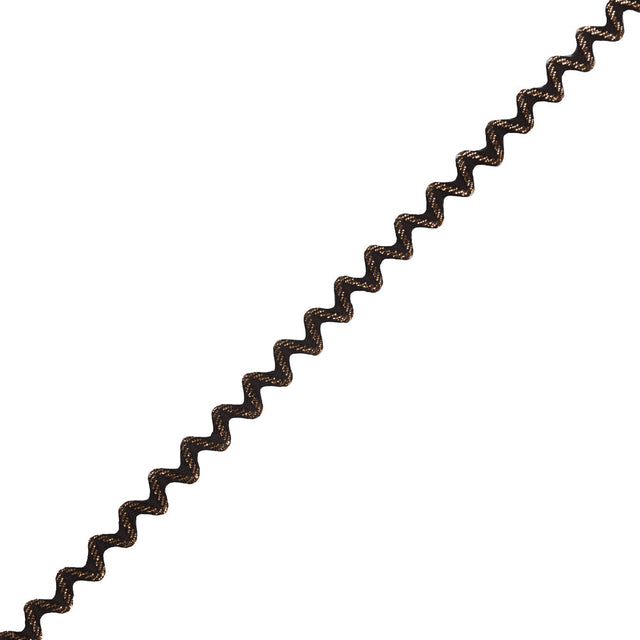 Metallic Dark Copper Ric Rac Trimming - 0.5"