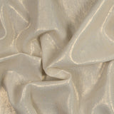 Medium Weight Linen Woven with Metallic Foiling - Ivory and Gold - Bianca Collection