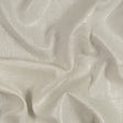 Medium Weight Linen Woven with Metallic Foiling - Ivory and Silver - Bianca Collection