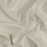 Medium Weight Linen Woven with Metallic Foiling - Ivory and Silver - Bianca Collection