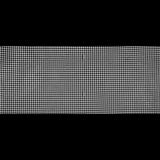 Guipure Lace with Sequins - White Geometric