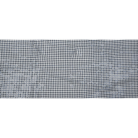 Guipure Lace with Sequins - Navy Geometric