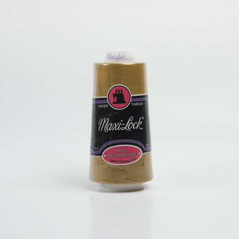 Maxi-Lock Serger Thread 3000yds - Brass