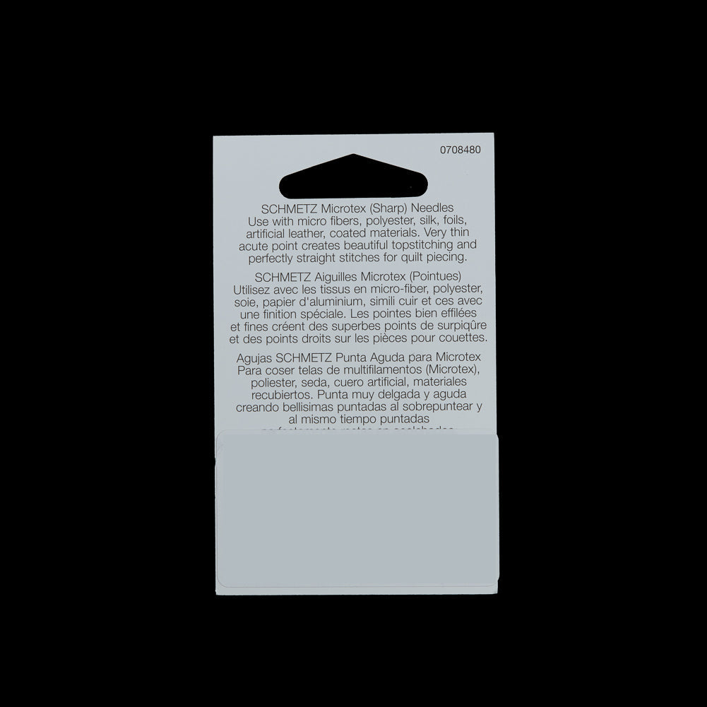 Schmetz Microtex Sharp Machine Needles - 90/14 - 5 ct