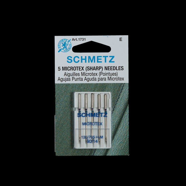 Schmetz Microtex Sharp Machine Needles - 90/14 - 5 ct