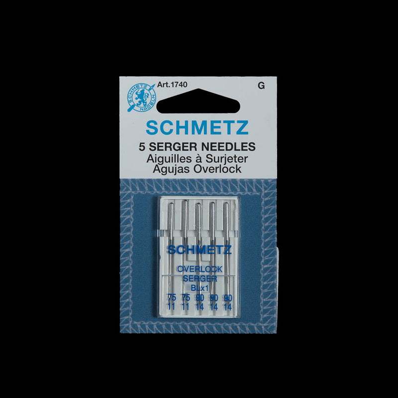Schmetz Overlock/Serger BLx1 Machine Needles - Assorted Sizes - 5 ct