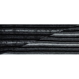 Bonded Wool Knit and Organza - Black Stripes and Floral - Designer Deadstock
