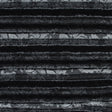 Bonded Wool Knit and Organza - Black Stripes and Floral - Designer Deadstock