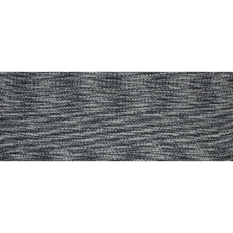 Wool Knit with Zig Zag Loops - Gray and White - Designer Deadstock