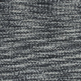 Wool Knit with Zig Zag Loops - Gray and White - Designer Deadstock