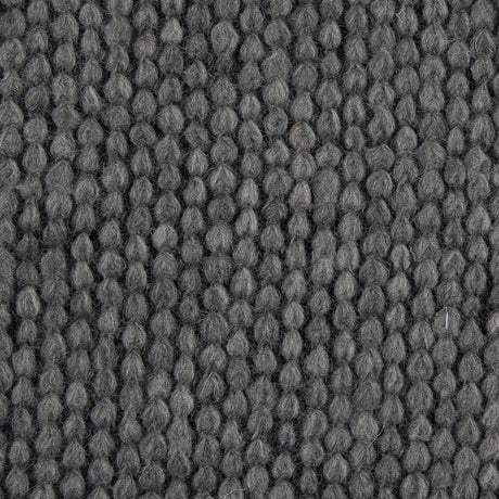 Chunky Wool Knit with Brushed Back - Gray - Designer Deadstock