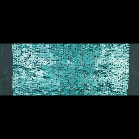Soft Tulle with Fringe Sequins - Dull Mint - Phryne Collection