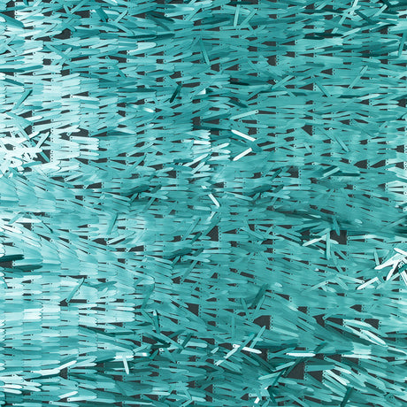 Soft Tulle with Fringe Sequins - Dull Mint - Phryne Collection